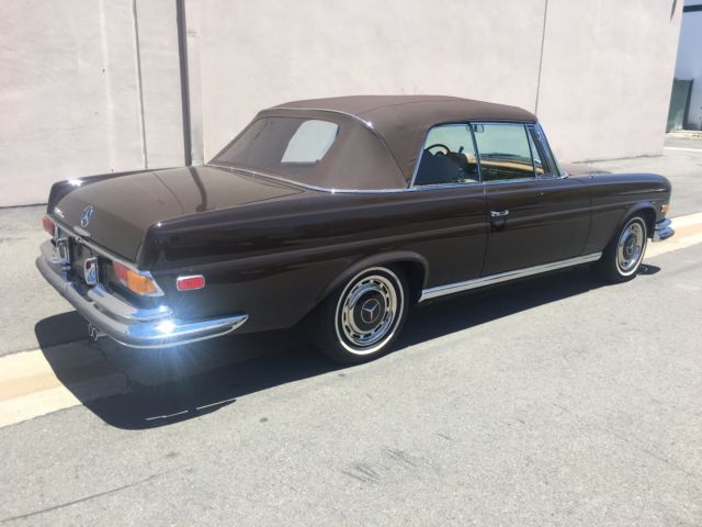 1969 mercedes 280se low grill cabriolet fully restored condition