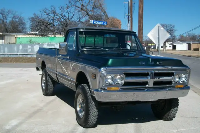 1972 gmc 2500 high sierra 4x4 new build very nice truck two tone paint
