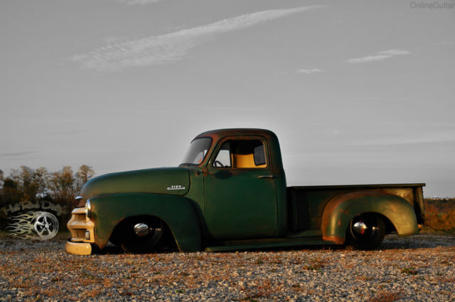 1954 chevy air ride bagged hot rat street rod pro touring restomod patina 47 53