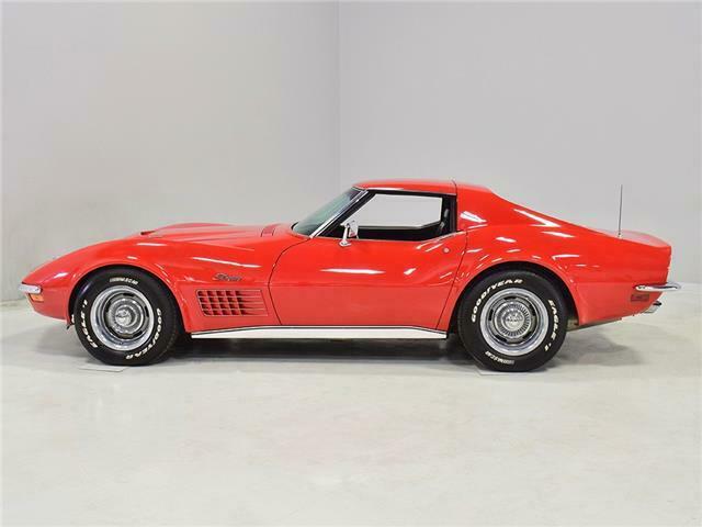 1970 chevrolet corvette 58344 miles monza red 454 cubic inch ls5 v8 3-speed au