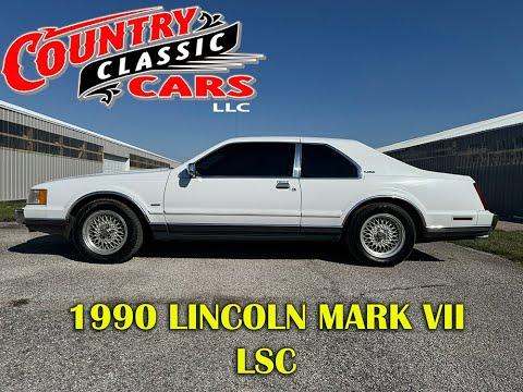 1990 lincoln mark vii in staunton, illinois