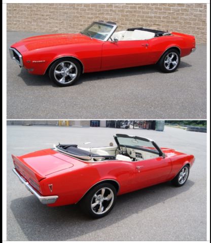 1968 pontiac firebird convertible - fully restored no reserve - a true must see!