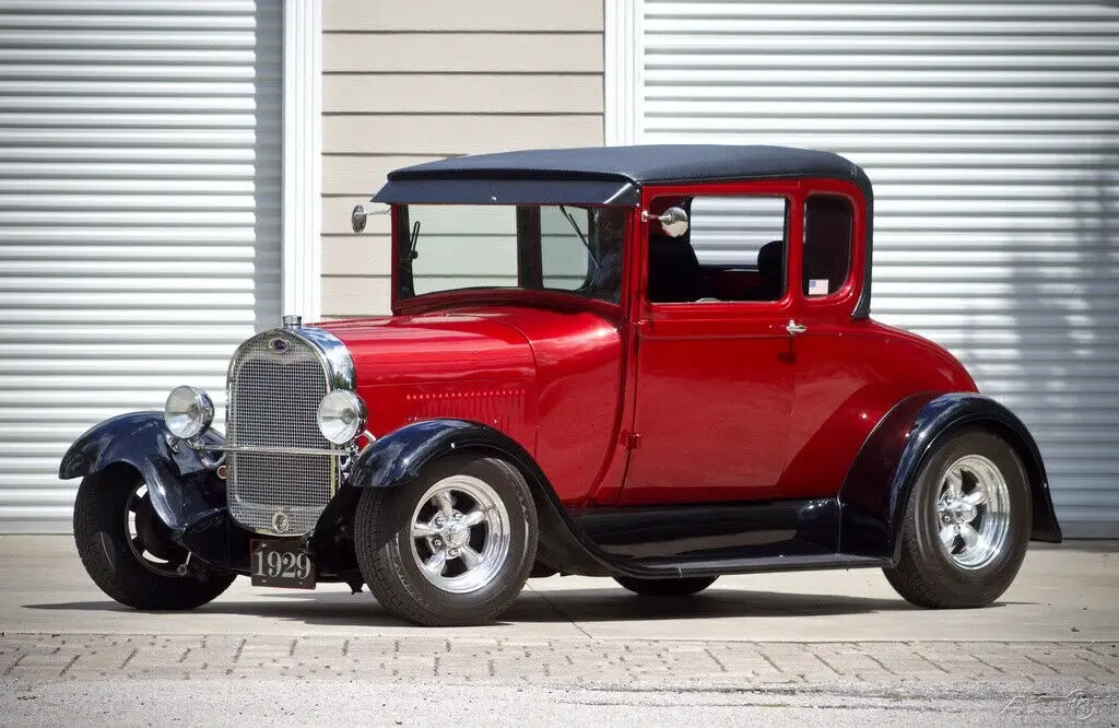 1929 ford model a special coupe 5.7l 350 v8 automatic