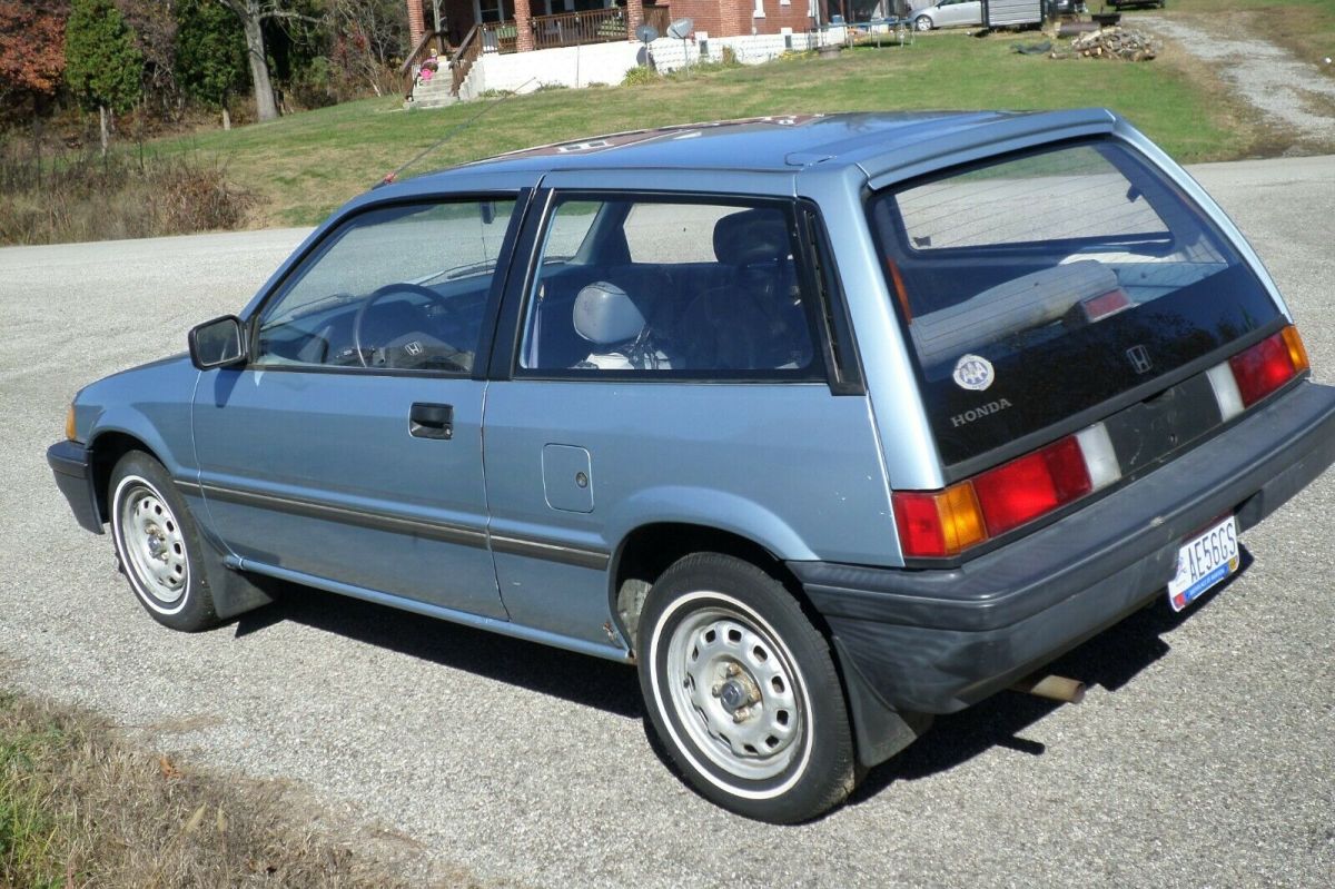 1986 honda civic hatch ef one owner barn find 80k miles $1.00 no reserve project