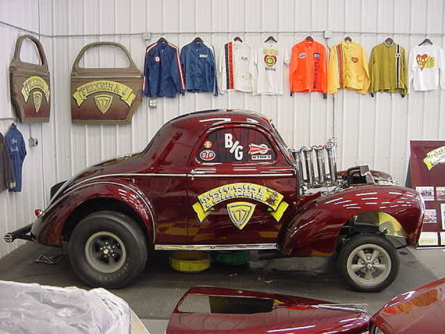 1940 teixeira willys world's fastest/quickest b/g gasser hot rod magazine champ