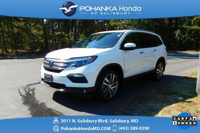 used 2017 honda pilot 4wd touring salisbury, md 21801 for sale in salisbury, maryland