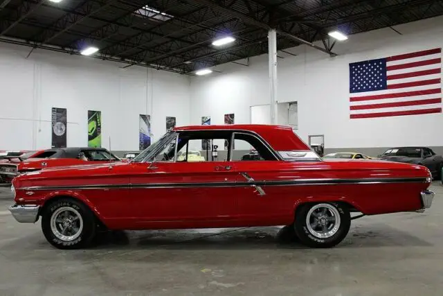 1964 ford fairlane 21734 miles red coupe 289ci v8 4 speed manual