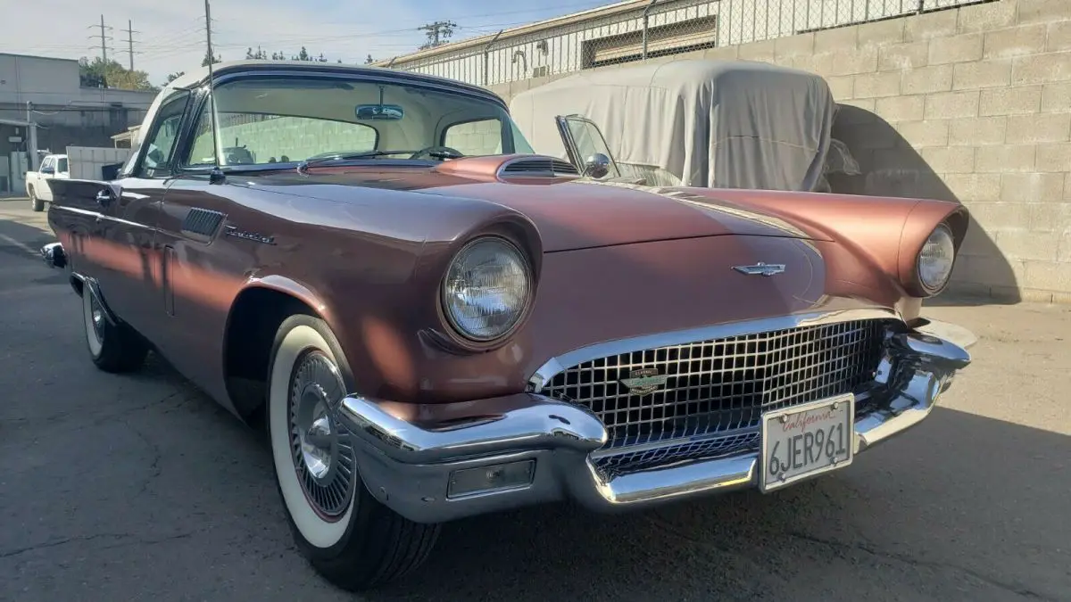 1957 ford thunderbird e code frame off restoration