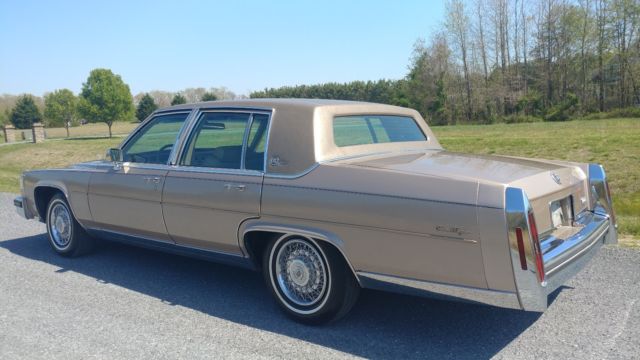 1985 cadillac brougham - one owner - 48k original miles - great condition