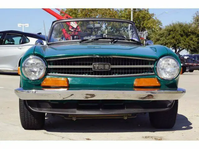 1973 triumph tr6 0 miles green convertable manual