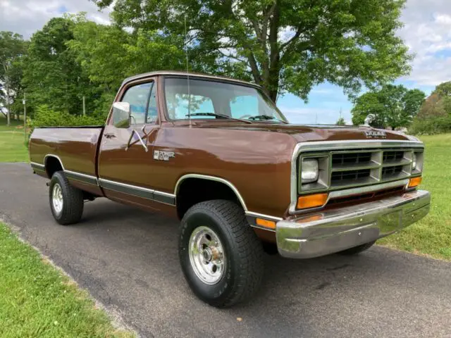 1987 dodge ram w150 le 4x4 clean southern 4wd pickup truck v8 at ac power ram