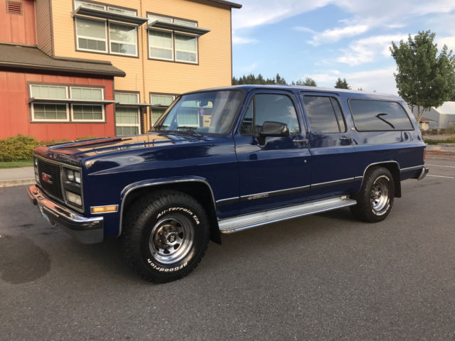 1989 chevy suburban 2500 454 factory ac rust free no reserve 3rd row!