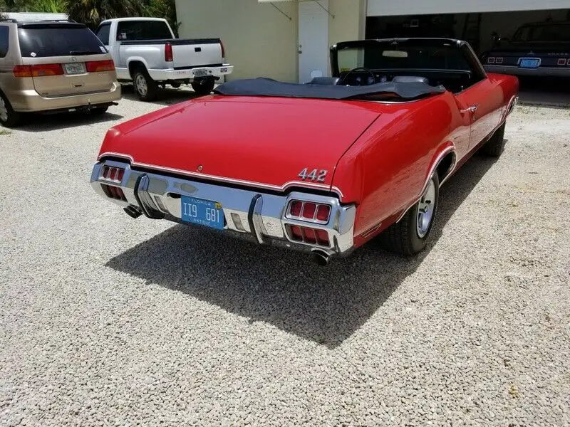 1972 olds 442 convertible - 455 big block - matching numbers