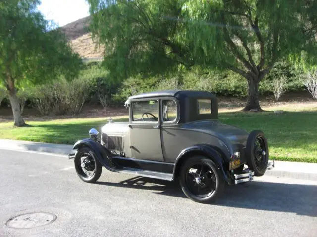 1928 ford model a coupe. extremely rare, ground up restored, calif. rust free
