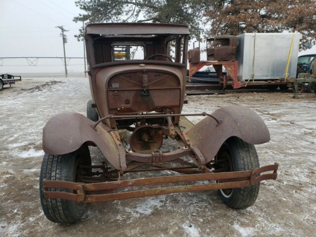 1929 ford model a 2 door sedan project car rat rod jalopy 1928 30 31 barn find