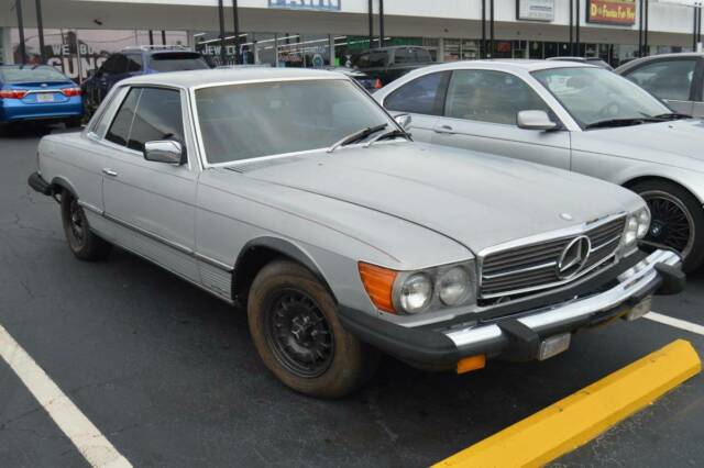 mercedes-benz slc 450 - gas - automatic - grey - cold a/c - brown interior