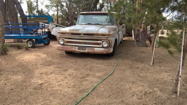 1964 chevy c-10 pick up (running ; registered drives good)