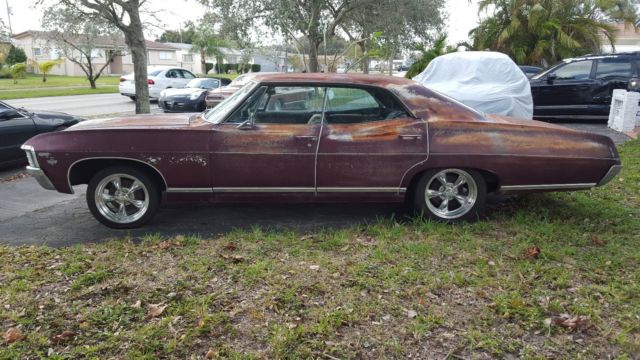 1967 4-door hardtop chevrolet impala (caprice), supernatural conversion ready!