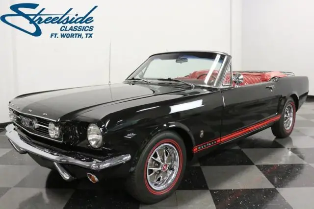 1966 ford mustang gt convertible 11996 miles raven black convertible 289 v8 4 sp