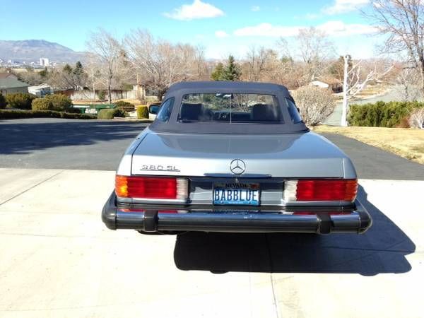 immaculate 1984 mercedes-benz 380sl