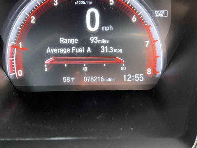 2019 honda civic si base