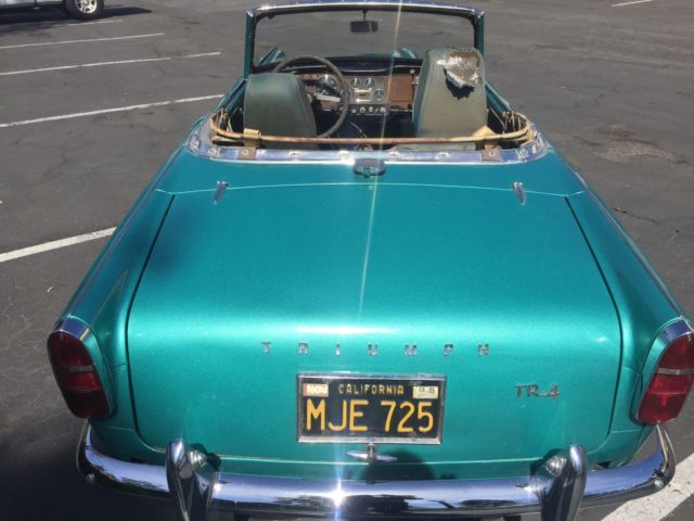 triumph tr4 california car running car with o/d