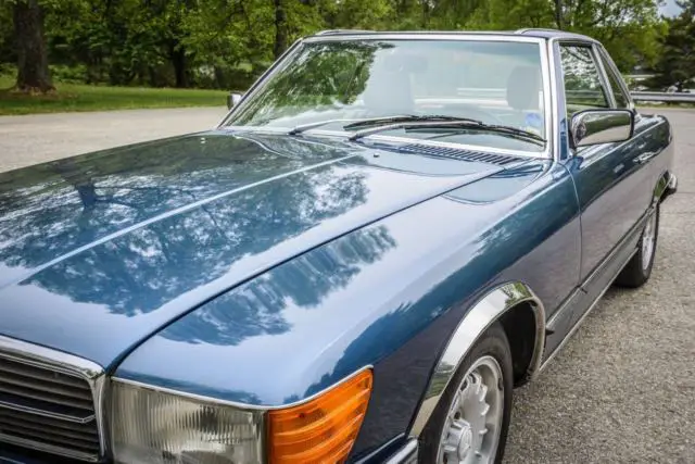 1984 mercedes 280sl convertible with removable hard top - 66k miles - one family