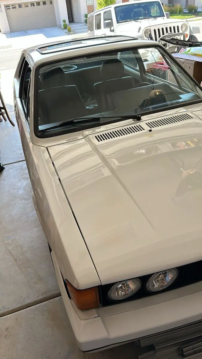 1981 volkswagen scirocco white fwd manual