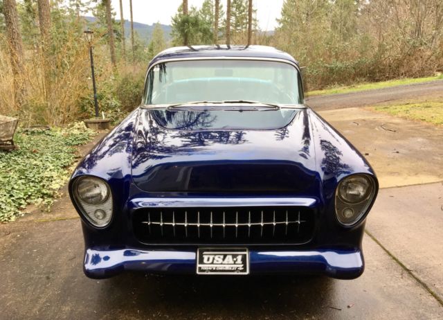 1955 chevrolet 2 door custom post resto mod