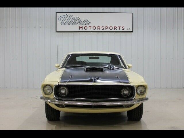 1969 ford mustang mach i 0 yellow 351 4v 4 speed manual