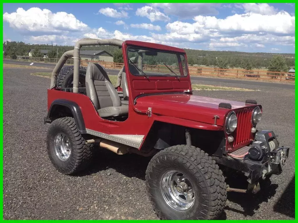 1945 jeep cj3a willys flat fender v6 4-speed