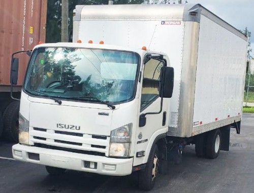 2014 isuzu pick up npr box truck for sale in florida by owner