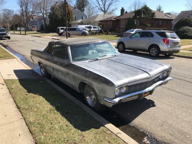 * 1966 chevrolet impala convertible super sport ss (396 big block 4 speed car) *
