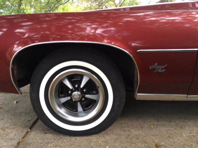 1974 pontiac grand prix one owner 36k all original rebuilt 400 buckets console