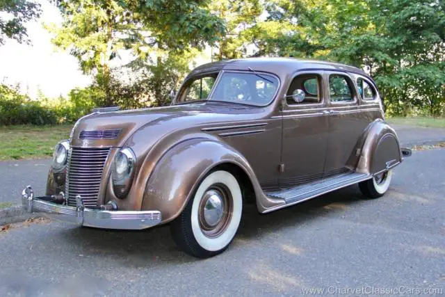 1937 chrysler c-17 airflow sedan. restored! full classic. see video