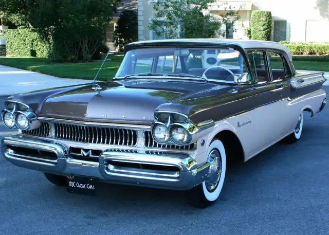 one family owned - refreshed - 1957 mercury monterey sedan - 53k orig miles
