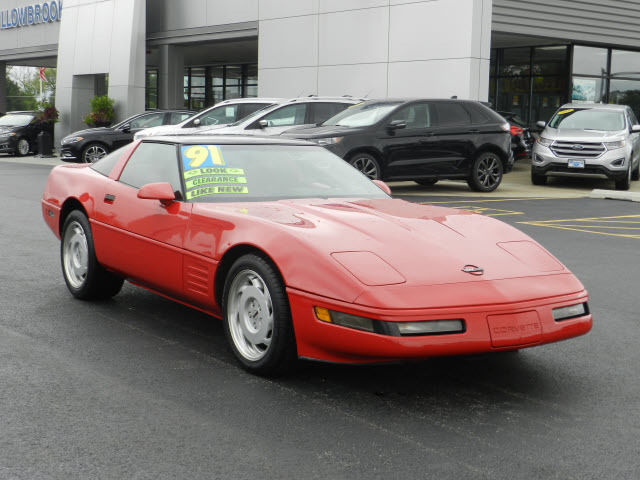 1991 chevrolet corvette 2dr coupe hatchback 55,649 miles red 2dr hatchback 8 cyl