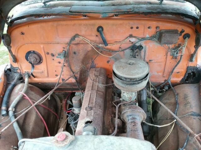 1951 chevy 3800 1 ton panel truck original unrestored rare factory orange