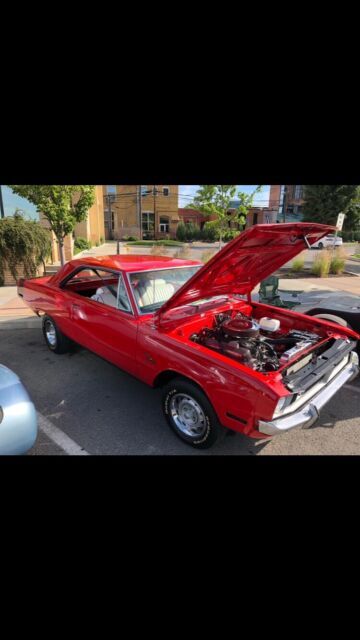 1971 dodge dart red rwd automatic