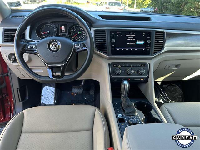 2019 volkswagen atlas 3.6l se w/technology