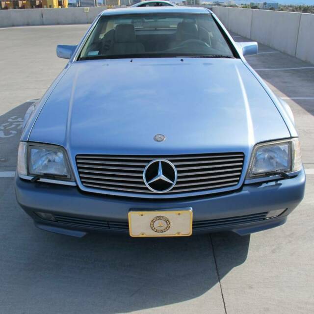 1991 rare ice blue mercedes benz sl-class 500sl sl500