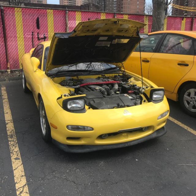 1992 fd3s efini mazda rx-7 rx7 r1 competition yellow mica twin turbo 1993 - 1995