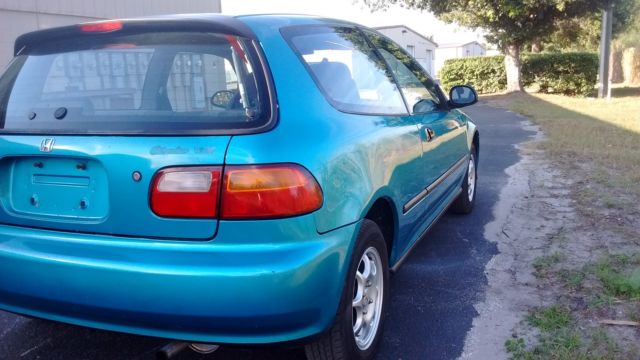 1992 honda civic vx hatchback 5 speed manual trans.low miles economy vtec 51mpg