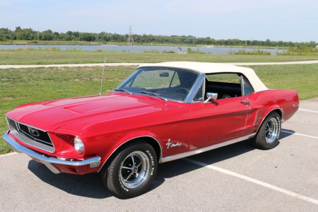 1968 ford mustang convertible 289 very good driver loaded with desired features