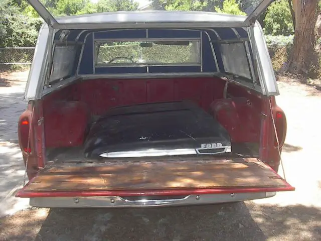 1962 ford f100 short bed unibody orig blk plate calif truck