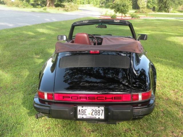 1986 porsche 911 cerrera convertible