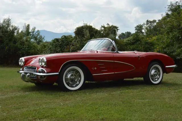 1960 chevrolet corvette convertible - 283 powerglide 245 hp automatic - 3k miles
