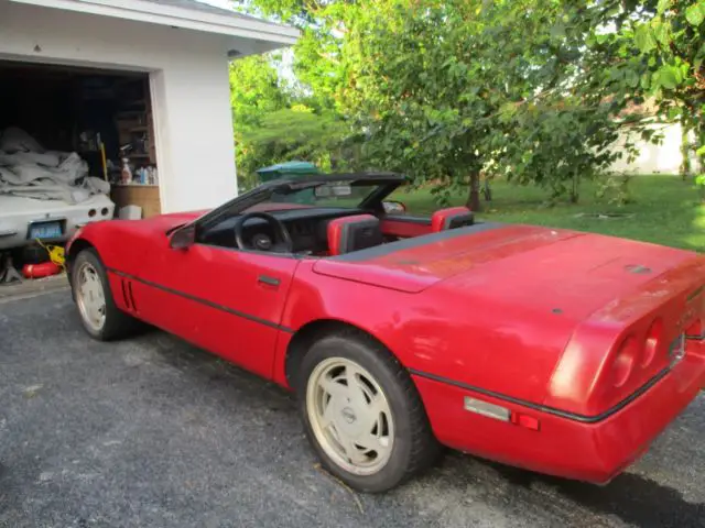 1989 corvette convertible 105k miles $1 no reserve
