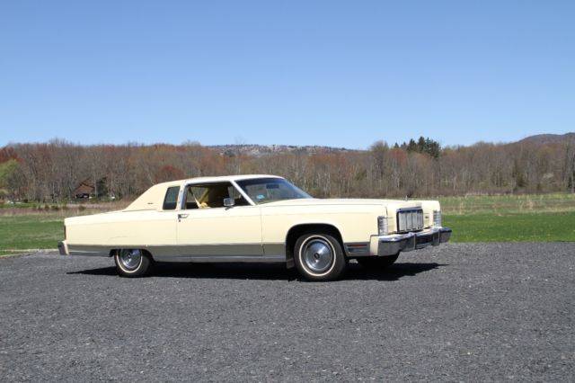 1976 lincoln town car town coupe cartier 9,980 original miles