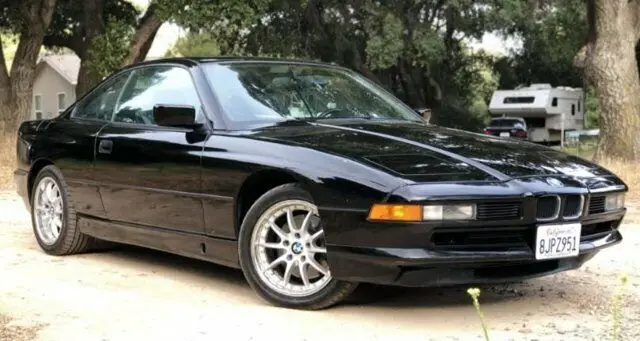 1991 bmw 8 series 850i 102000 miles black 2d coupe manual